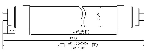 21WT10贴片LED日光灯规格