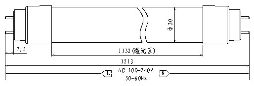 T10贴片LED日光灯规格