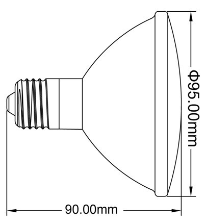 3.6WLED帕灯尺寸规格